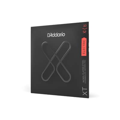 D'Addario 10-52 Light Top/Heavy Bottom Coated Electric Guitar Strings image 1