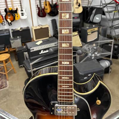 Ventura V1300 Archtop Electric Guitar 1960s Sunburst Japan No Case image 9