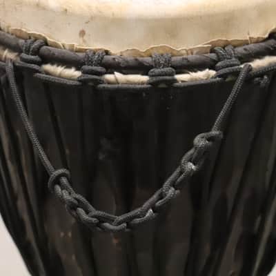 African 10-1/2" Djembe Drum image 2