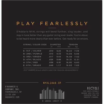 D'Addario NYXL1046-3P 3-Pack image 2