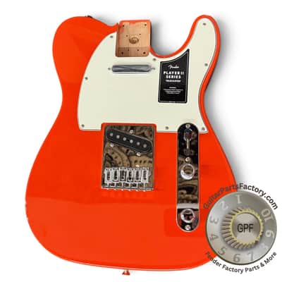 Fender Player II Telecaster Rallye Orange Loaded Guitar Body 2026