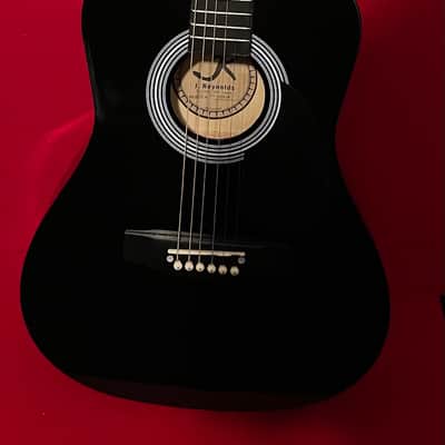 J.Reynolds 3/4 size black guitar image 1