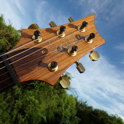 1999 PRS Custom 24 Artist model - Dark Cherry Sunburst highly flamed curly maple image 9