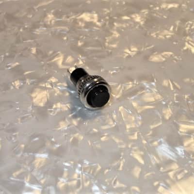 Guitar KillSwitch Cutoff BLACK Momentary Push Button 10MM Flush Mount 4.1mm with 14" 22Ga S/wire Kit image 3
