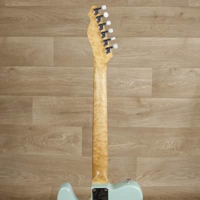 Mo Tone Surf Green T-Style Solid Body Electric Guitar - Used image 7