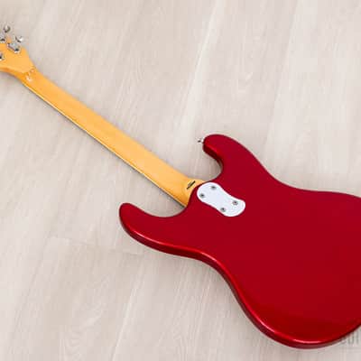 2008 Mosrite Ventures Model Mark I VM-1965 Candy Apple Red w/ Vibramute, Case & Tags, Japan Fillmore image 13