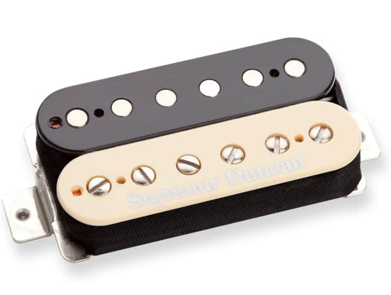 Seymour Duncan SH-6b Distortion Bridge Humbucker Pickup, Zebra, 11102-21-Z image 1