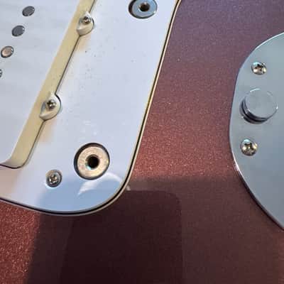 2002 Fender Japan CIJ JM66-80 BMT Jazzmaster Burgundy Mist Matching Headstock Rare Color #12/120, Recent Refret image 23