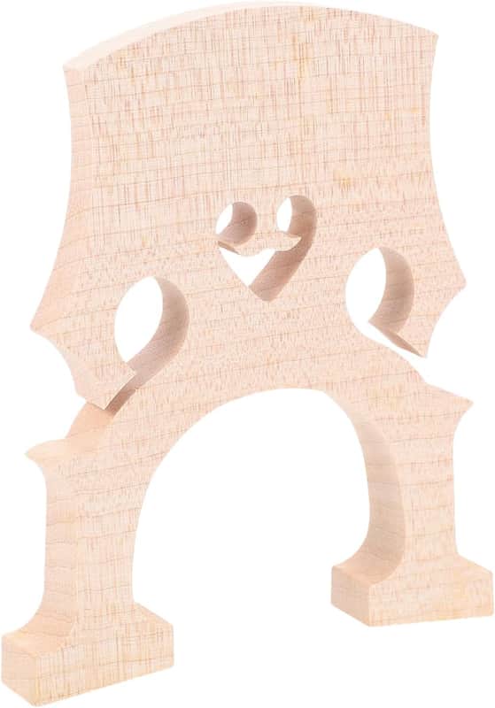 Maple Cello Fitted Bridge Old European Cello Bridge - 3/4 Size, Self-Adjusting, Wooden, Decor Accessory image 1