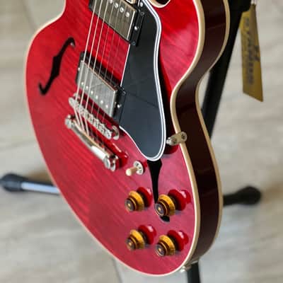Gibson Custom CS-336 Guitar Figured Top Faded Cherry 6 lbs 6 oz image 9