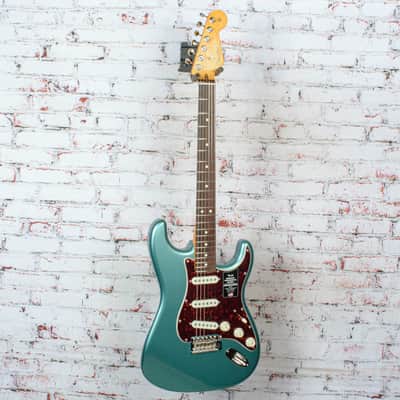 Fender American Professional Classic Stratocaster, RW Fingerboard, Faded Sherwood Green Metallic image 4