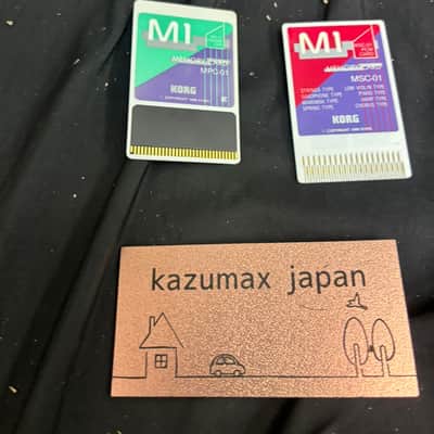 Korg MPC-01 and MSC-01 M1 Memory and PCM ROM Card Set Tested