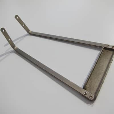 Harmony & Silvertone Flat Top Guitar Tailpiece Authentic Vintage Part Circa-1950s-1960s-Nickel Silver image 5