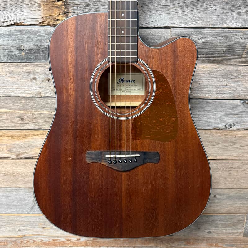 Ibanez AW54CE-OPN Artwood Mahogany image 1