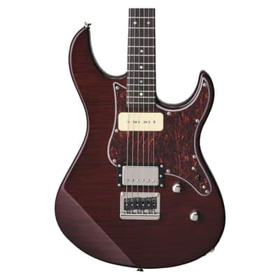 Yamaha Pacifica 6-String Right-Handed Electric Guitar with Solid Alder Body, Rosewood Fingerboard, Flamed Maple Tops, and Maple Neck with Tinted Finish (Root Beer) image 5