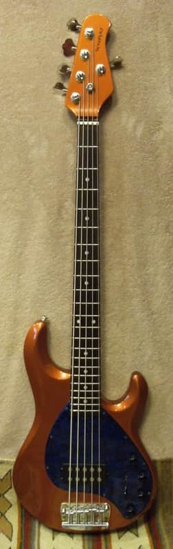 Music Man Stingray 5-String 2007 Metallic Orange image 1