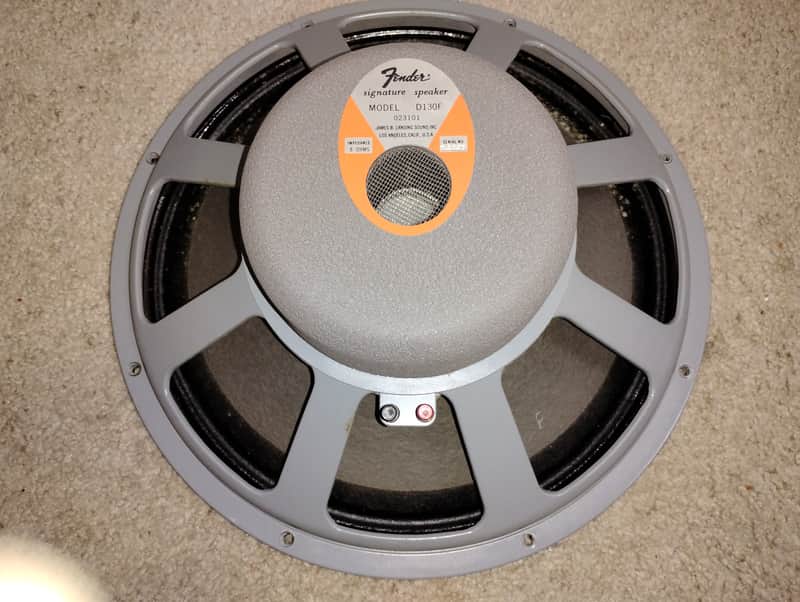 Vintage JBL Fender D130F 15", 8ohm, Speaker, Orange Label image 1
