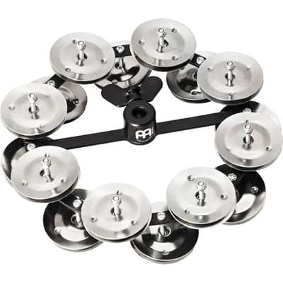 MEINL HTHH2BK [Headliner HiHat Tambourines / Double Jingle: Steel] image 1