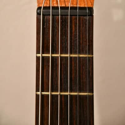 Vintage German Parlor Guitar, 1950's, video included image 12