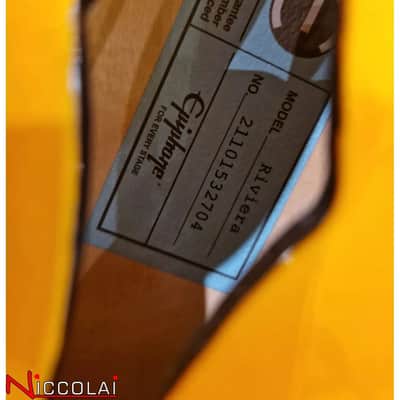 Epiphone Riviera Royal Tan image 9