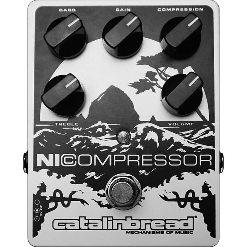 Mint Catalinbread NiCompressor Analog FET 9v Compressor Pedal, White Soft Pearl image 1