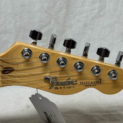 Fender USA Telecaster Standard Guitar with Case 1999 - Black / Maple neck image 7