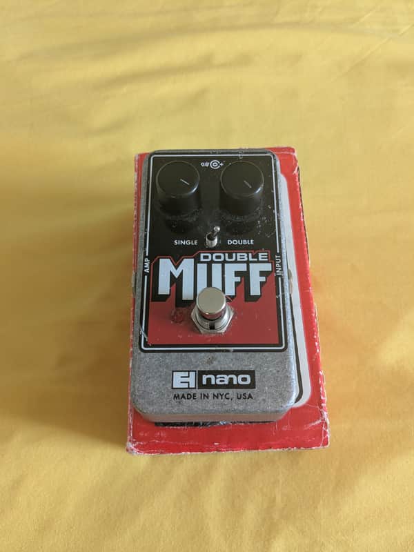 Electro-Harmonix Double Muff Nano Fuzz 2010 - 2020 - Black / Red / Metal image 1