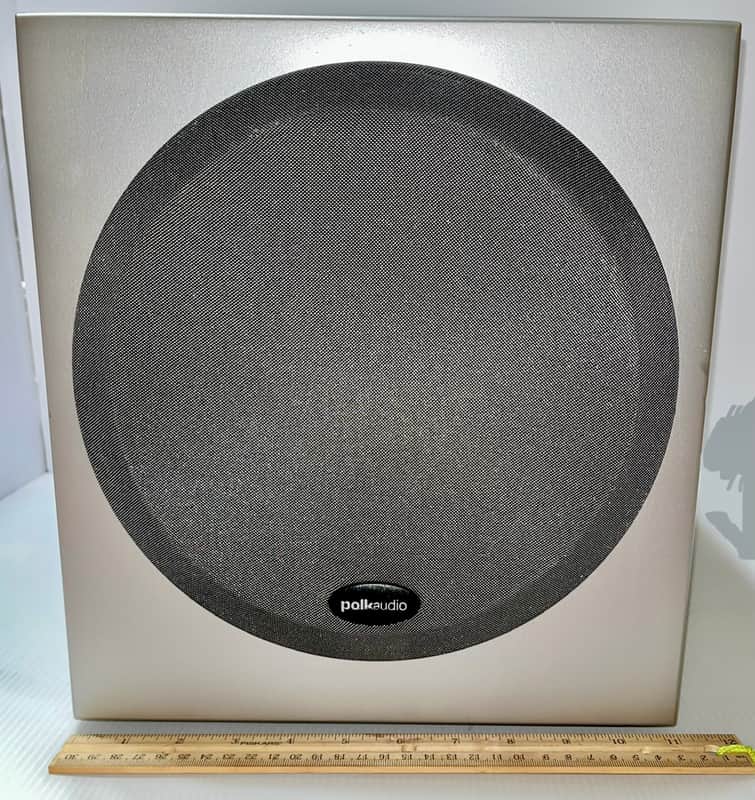 Polk Audio RM6000TD (05412) 8” Powered Subwoofer - Silver