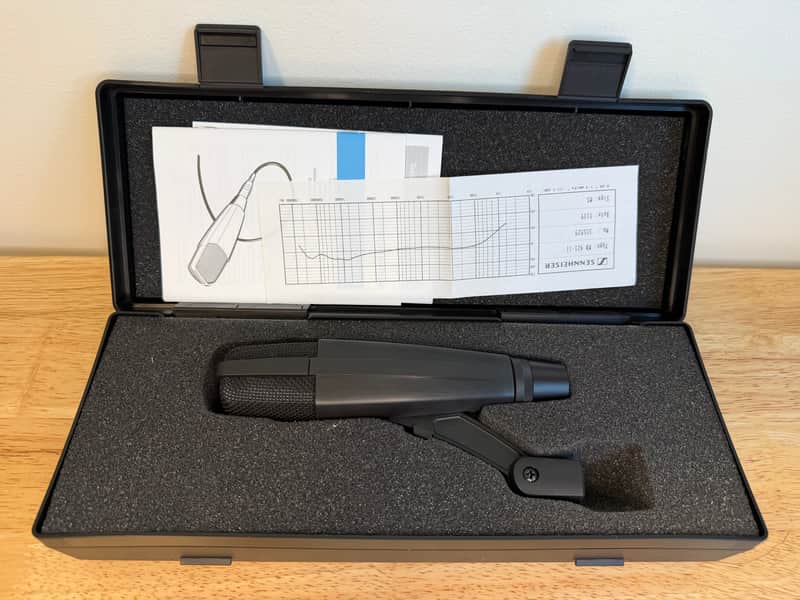 Sennheiser MD 421 II Cardioid Dynamic Microphone 2002 - Present - Black image 1