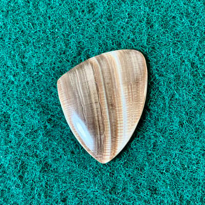 Seashell guitar pick-5.2mm, asymmetrical profile… by BeachSidePicks image 1