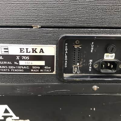 Elka X 705 Vintage Organ (Super Artist 707, X 707) 1979 Black image 10