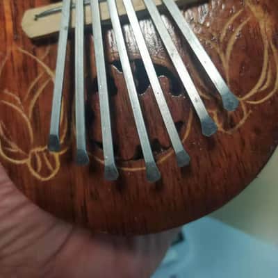 Coconut Gourd Kalimba Thumb Piano 7 tuneable Note image 2