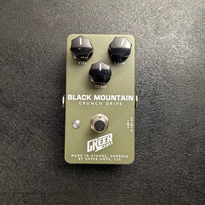 Greer Black Mountain Crunch Overdrive Pedal 2020s - Olive Drab image 1