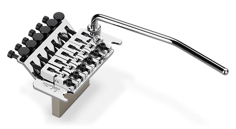 Schaller Germany Lockmeister Floyd Rose Tremolo Bridge Lefty, 42mm R2 Nut Chrome image 1