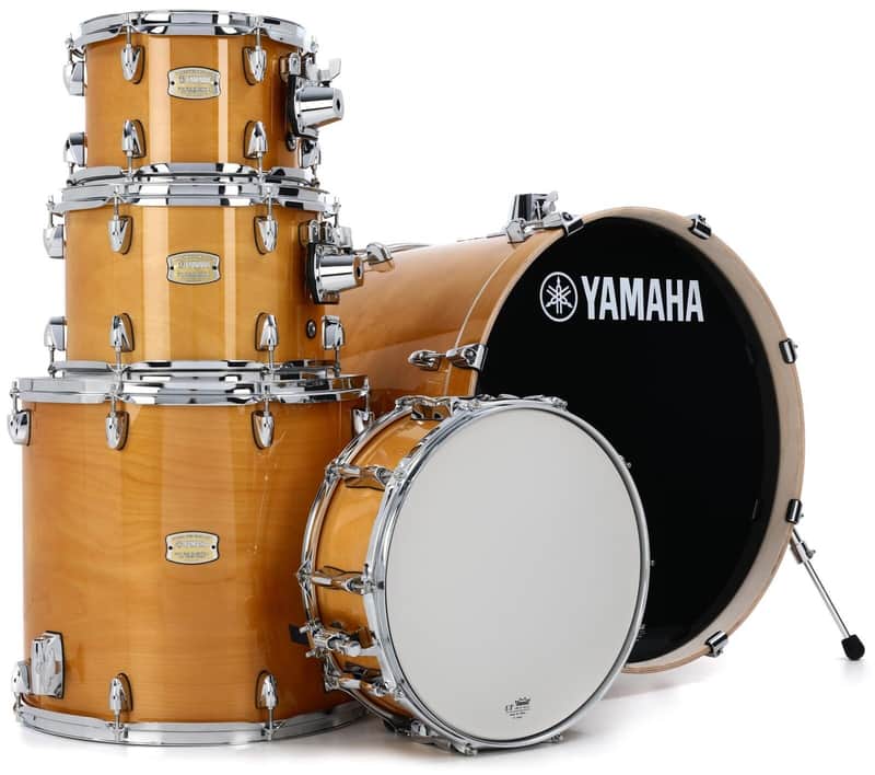 Yamaha Stage Custom Birch 5pc Drum Set Shell Pack NATURAL w/ 22" Bass SBP2F50NW image 1