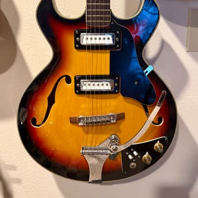 Maxitone Barney Kessel Ibanez 1960 Sunburst MIJ Aria Bruno Matsumoku w/ Gigbag! image 2