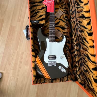 Fender To The Stars Limited Edition Tom Delonge "Padre" Stratocaster 2025 - Brown w/ Orange Competition Stripe image 1