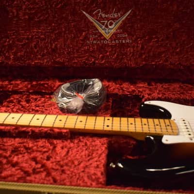Mint Fender Limited Edition 70th Anniversary 1954 Stratocaster Time Capsule Package Wide-Fade 2-Color Sunburst image 10