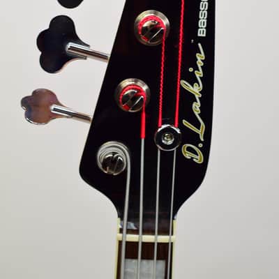 D. Lakin Basses JOC029 Joe Osborn Signature 4-String Bass, Black w/ Case image 10