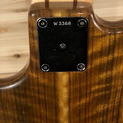 Wal Mk2  5 String Bass Guitar 1990 Schedua w Original Wal Hard Case image 14