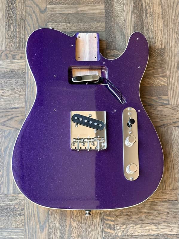 Squier Classic Vibe Telecaster Custom - Purple Sparkle - Loaded body image 1