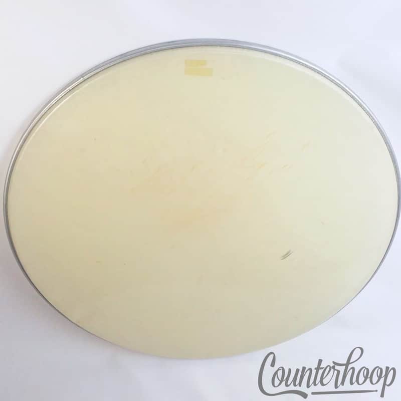Ludwig 26"Bass Drum Head Vintage 60s Playon Plastic Resonant/Batter Marching USA image 1