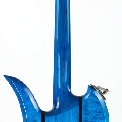 1980 BC Rich USA Mockingbird Transparent Blue Flamed Maple w Original Case image 11