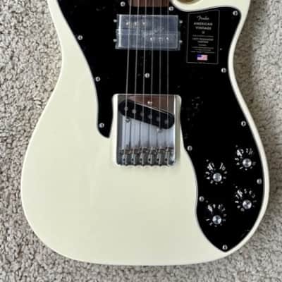 Mint Fender American Vintage II 1977 Telecaster Custom, Olympic White with Hard Case image 2