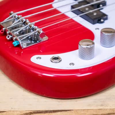 B-Stock Squier Mini Precision Electric P Bass Guitar, Dakota Red image 5
