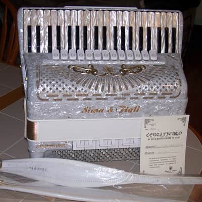 Siwa & Figli Super Quattro Artist "White Star" Accordion image 6