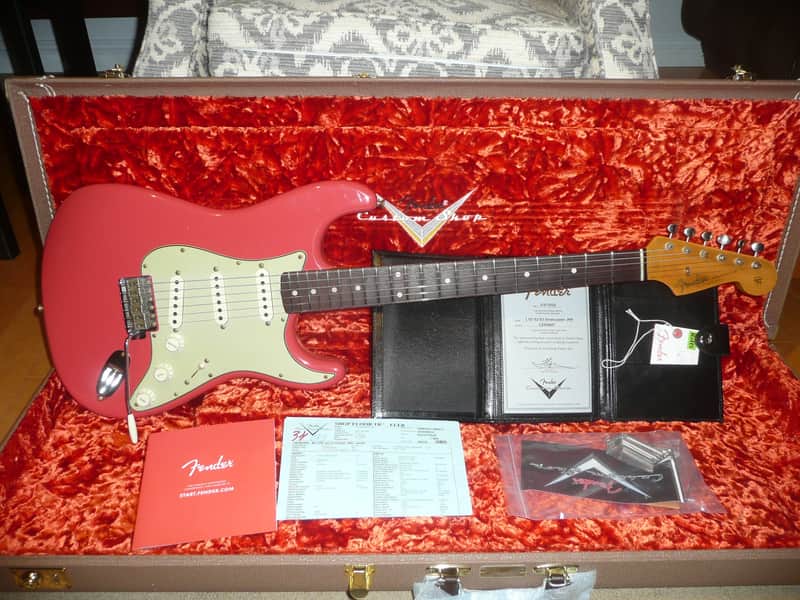 Fender Custom Shop Ltd Limited Edition '62/'63 Stratocaster Journeyman Fiesta Red (CZ560159) image 1