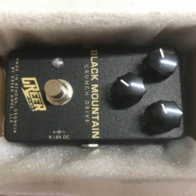 Greer Amps Black Mountain Crunch Drive Pedal w/ Original box & paperwork image 1