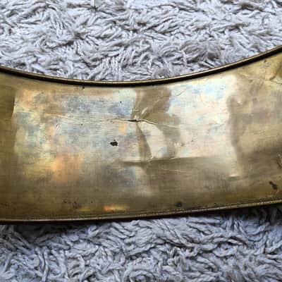 SONOR BRASS 12" x 4" - Snare Drum Shell with Hoops Vintage 40s/50s image 6