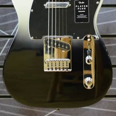 Fender Player Plus Telecaster Silver Smoke Electric Guitar & Deluxe Gig Bag B STOCK image 6